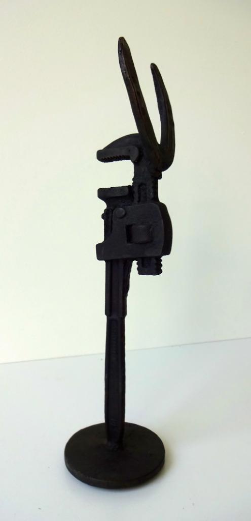 Brons ijzer beeld kangoeroe Bonne ten Kate Malta 3517-b, Antiek en Kunst, Antiek | Koper en Brons, Brons, Ophalen of Verzenden