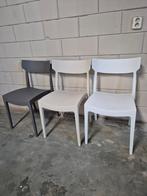 Stapelbare Stoelen - Wit, Zand, Grijs, Ophalen of Verzenden
