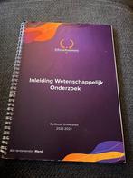 Athena Samenvatting Inleiding Wetenschappelijk Onderzoek, Boeken, Studieboeken en Cursussen, Ophalen, Zo goed als nieuw, WO