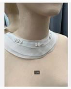 Antiek Kraagje met brocante Broche, Antiek en Kunst, Ophalen of Verzenden