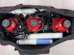 lichtset, bestaande uit drie spots, statieven en tas, Ophalen of Verzenden, Refurbished, Overige Merken