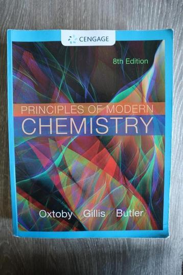Principles of Modern Chemistry ISBN 9780357671009 beschikbaar voor biedingen