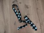 Piraten/schedel stropdas, Kleding | Heren, Stropdassen, Ophalen of Verzenden, Zo goed als nieuw, Zwart, Met patroon