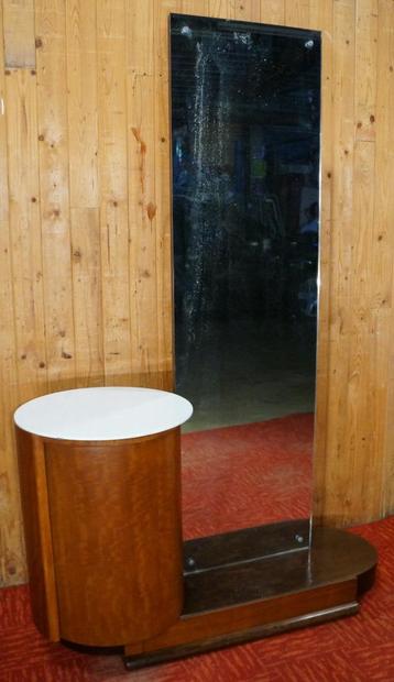 Art Deco kaptafel toilettafel make-up tafel sidetable spiege beschikbaar voor biedingen