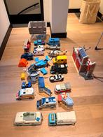 Playmobil auto’s en brandweerbureau en porsche bestuurbaar, Ophalen, Gebruikt