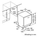 Siemens inbouw vaatwasser 11-2015 E-nr SN69E003NL Typ SL6P1S, Gebruikt, Minder dan 85 cm, Verzenden, .