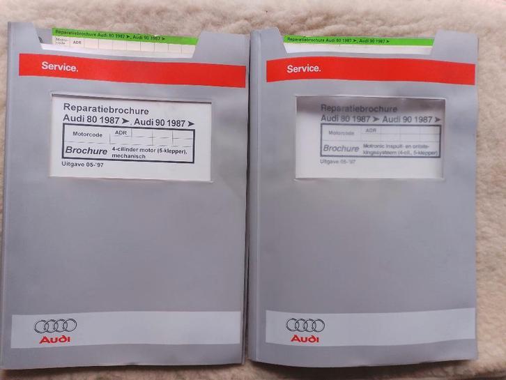 Werkplaatsboeken Audi 80 Cabrio 1.8 20V Turbo motor ADR, Boeken, Auto's | Boeken, Gelezen, Audi, Ophalen of Verzenden