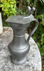 Vintage tinnen eikeltjes kan met deksel - engel merkteken, Antiek en Kunst, Antiek | Tin, Ophalen of Verzenden