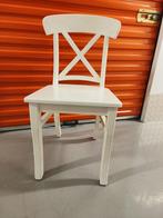 6 houten stoelen (bretagne Karwei), Huis en Inrichting, Stoelen, Ophalen, Zo goed als nieuw, Bruin