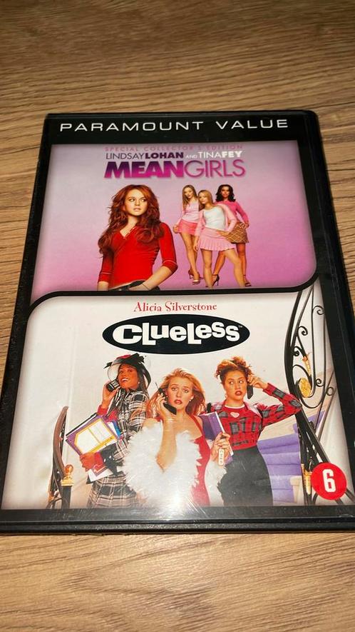 Mean Girls - Lindsay Lohan en Clueless - Alicia Silverstone, Cd's en Dvd's, Dvd's | Klassiekers, Zo goed als nieuw, 1960 tot 1980