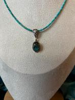 Turkoois turquoise Arizona ketting & hanger zeldzaam uniek, Sieraden, Tassen en Uiterlijk, Kettingen, Blauw, Nieuw, Ophalen of Verzenden
