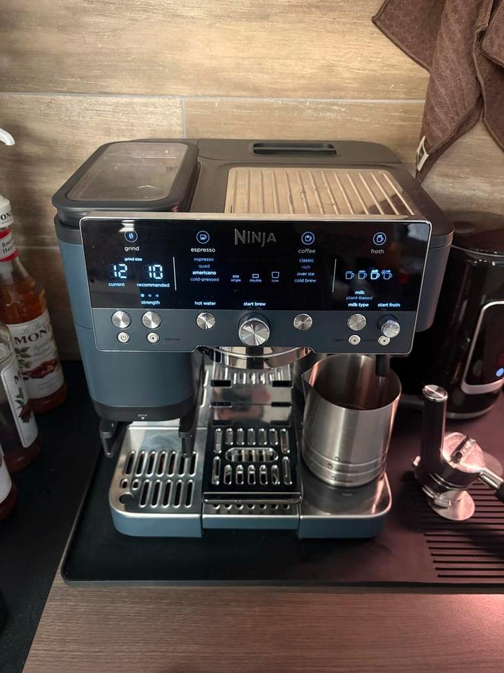 Ninja Luxe Café ES601 EUCY - Marineblauw, Witgoed en Apparatuur, Koffiezetapparaten, Nieuw, Gemalen koffie, Espresso apparaat
