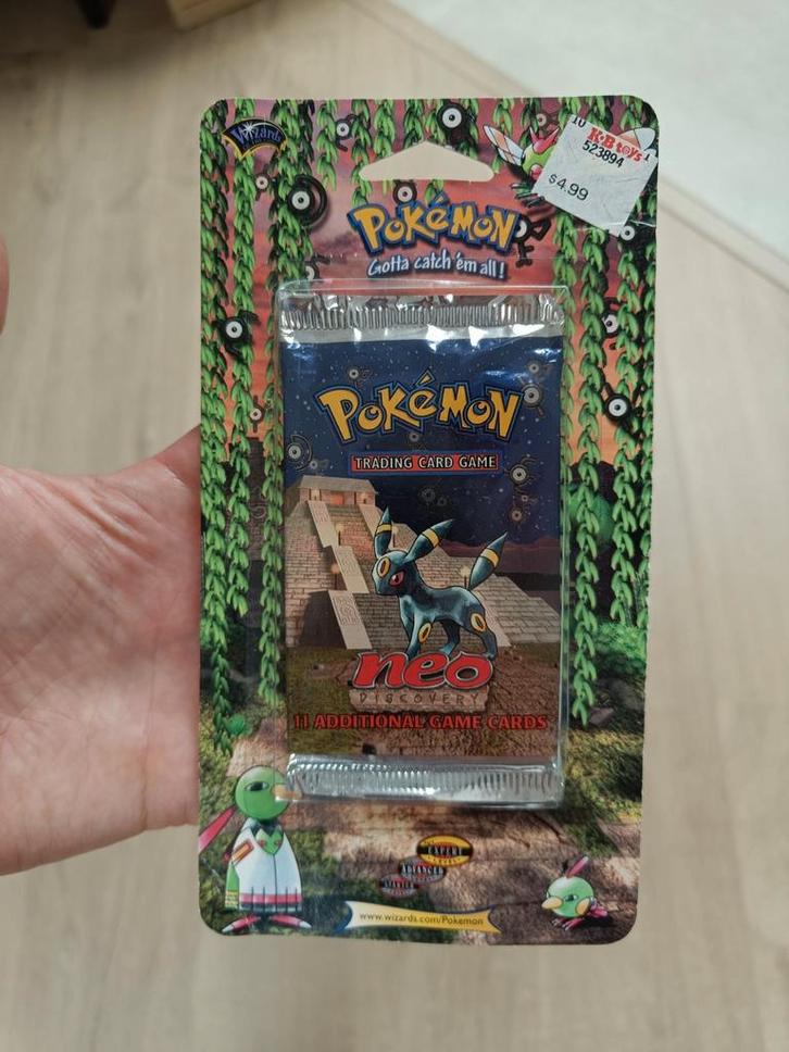Pokémon neo discovery blister WOTC, Hobby en Vrije tijd, Verzamelkaartspellen | Pokémon, Zo goed als nieuw, Ophalen of Verzenden