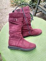 Gattino hoge suede laarzen donkerrood maat 38, Hoge laarzen, Ophalen of Verzenden, Zo goed als nieuw, Gattino
