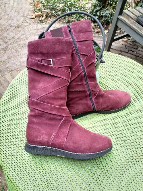 Gattino hoge suede laarzen donkerrood maat 38, Kleding | Dames, Schoenen, Zo goed als nieuw, Hoge laarzen, Rood, Ophalen of Verzenden