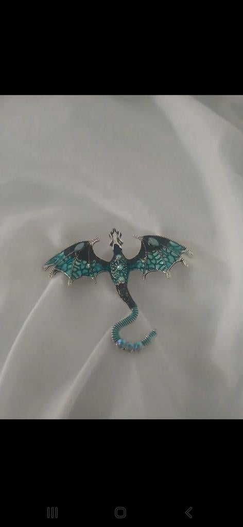 Draak broche, Ophalen of Verzenden, Nieuw, Overige materialen