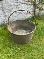 Grote ketel - pot van Koper, Tuin en Terras, Ophalen, Gebruikt, Rond, Minder dan 60 cm