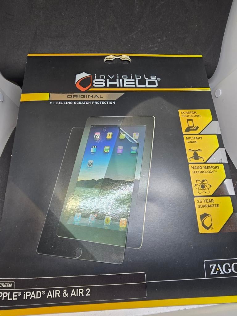InvisibleShield Screenprotector voor iPad Air/Air 2, Computers en Software, Apple iPads, 10 inch, Overige kleuren, Apple iPad Air
