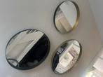 3 spiegels, Huis en Inrichting, Woonaccessoires | Spiegels, Nieuw, Minder dan 100 cm, Minder dan 50 cm, Rond