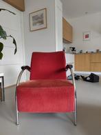 Rode stoel in goede staat, Huis en Inrichting, Fauteuils, Gebruikt, Stof, Ophalen of Verzenden