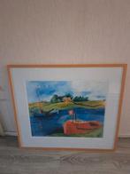 Jan wiegers "boten in rietdiep" koppermaandag 2000, Ophalen