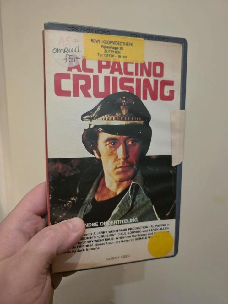 Al Pacino - Cruising - Betamax Ex Rental, Cd's en Dvd's, VHS | Film, Zo goed als nieuw, Vanaf 16 jaar, Ophalen of Verzenden