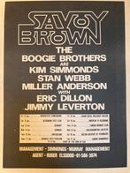 SAVOY BROWN tour A3 advertentie, Ophalen of Verzenden