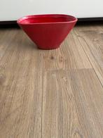 ovale bloempot, Ophalen, Zo goed als nieuw, Rood, Vierkant