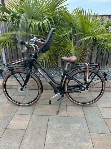 Giant Triple X fiets met kinderzitje beschikbaar voor biedingen