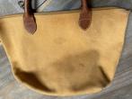 Longchamp Vintag camelleren handtas met perzikeffect, Verzenden, Gebruikt, Beige, Handtas