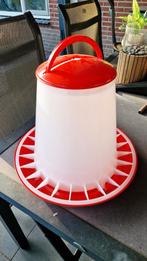 Kippen voersilo, voerbak, als nieuw! 10 liter, Dieren en Toebehoren, Pluimvee | Toebehoren, Ophalen, Nieuw, Drinken en Voederen