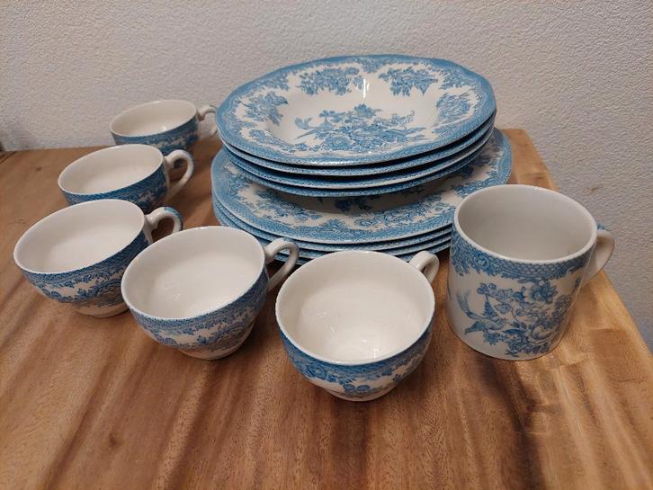 Unicorn Tableware: Asiatic pheasants servies, Antiek en Kunst, Antiek | Servies compleet, Ophalen of Verzenden