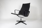 Eames EA 116 'triple black' Lounge Chair, by Herman Miller, Gebruikt, Minder dan 75 cm, Ophalen of Verzenden, Modern
