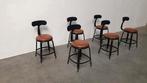 Chaise Nicolle 6x franse industriële metalen design stoelen, Gebruikt, Metaal, Chaisenicolle.fr, Vijf, Zes of meer stoelen