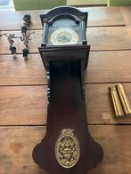 Antieke Zaanse Wandklok met 3 Ornamenten +Messing Gewichten, Antiek en Kunst, Antiek | Klokken, Ophalen of Verzenden