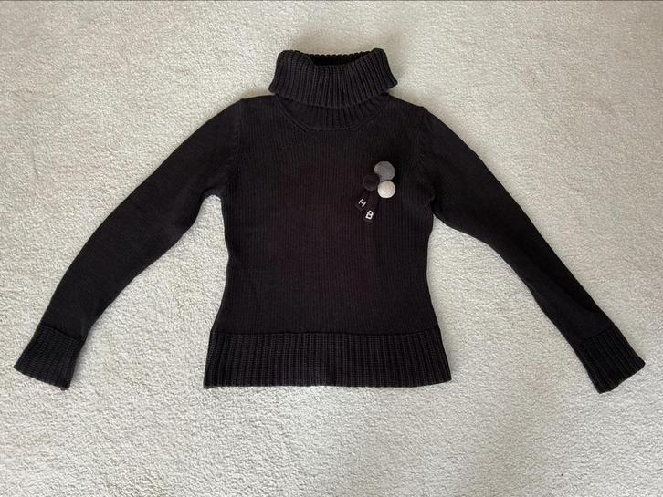 Gebreide coltrui van Hampton Bays, mt S, Kleding | Dames, Truien en Vesten, Gedragen, Maat 36 (S), Zwart, Ophalen of Verzenden