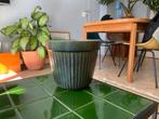 Vintage Westraven pot bloempot - groen, Tuin en Terras, Bloempotten, Rond, Ophalen of Verzenden, Zo goed als nieuw, Minder dan 25 cm