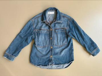 Zara jeans blouse blauw maat 140 beschikbaar voor biedingen