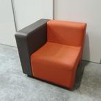 Ahrend Loungescape loungestoel - oranje/grijs, Huis en Inrichting, Ophalen, Gebruikt, Stof