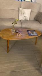 Mango houten salontafeltje, 100 tot 150 cm, Rond, Zo goed als nieuw, Minder dan 50 cm