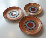 3 Schoteltjes: 1x Handpainted Hiroma Japan, 2x Fine China, Ophalen of Verzenden, Zo goed als nieuw, Porselein, Kop en/of schotel