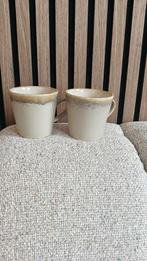 2 stuks HKliving/HK Living 'Bark' americano mok, Ophalen of Verzenden, Zo goed als nieuw, Kop(pen) en/of Schotel(s)