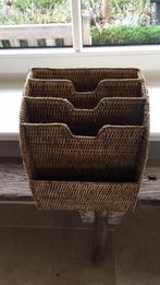 Flamant Birma rieten lektuur mand, Ophalen, Zo goed als nieuw