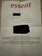 Cadeaubon MediaMarkt €250, Tickets en Kaartjes, Kortingen en Cadeaubonnen, Eén persoon, Cadeaubon