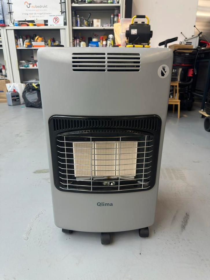 Elektrische Gas Kachel - Qlima, Huis en Inrichting, Kachels, Gebruikt, Vrijstaand, Gaskachel, Gas, Ophalen