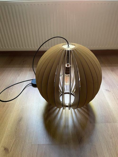 Eglo Cossano Naturel (2x), Huis en Inrichting, Lampen | Hanglampen, Zo goed als nieuw, Minder dan 50 cm, Hout, Ophalen