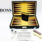 Gloednieuwe (eind jaren ‘80) Backgammon set van HUGO BOSS, Hobby en Vrije tijd, Gezelschapsspellen | Bordspellen, Nieuw, Een of twee spelers