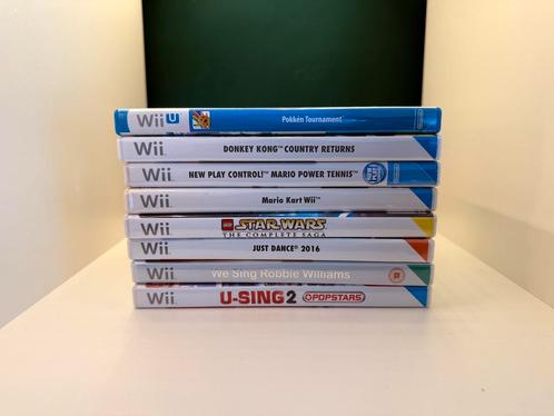 Nintendo Wii Games Bundel – 8 spellen Pokemon Mario, Spelcomputers en Games, Games | Nintendo Wii, Zo goed als nieuw, 3 spelers of meer