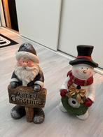 Kerstman en sneeuwpop, Ophalen of Verzenden, Zo goed als nieuw