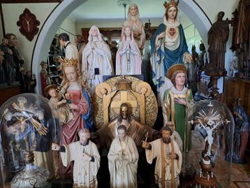 Heilige Beelden Maria theresa Helena Louis-Marie St Antonius beschikbaar voor biedingen